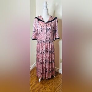 NWT Shrimps  SILK MID-LENGTH DRESS UK8 US4